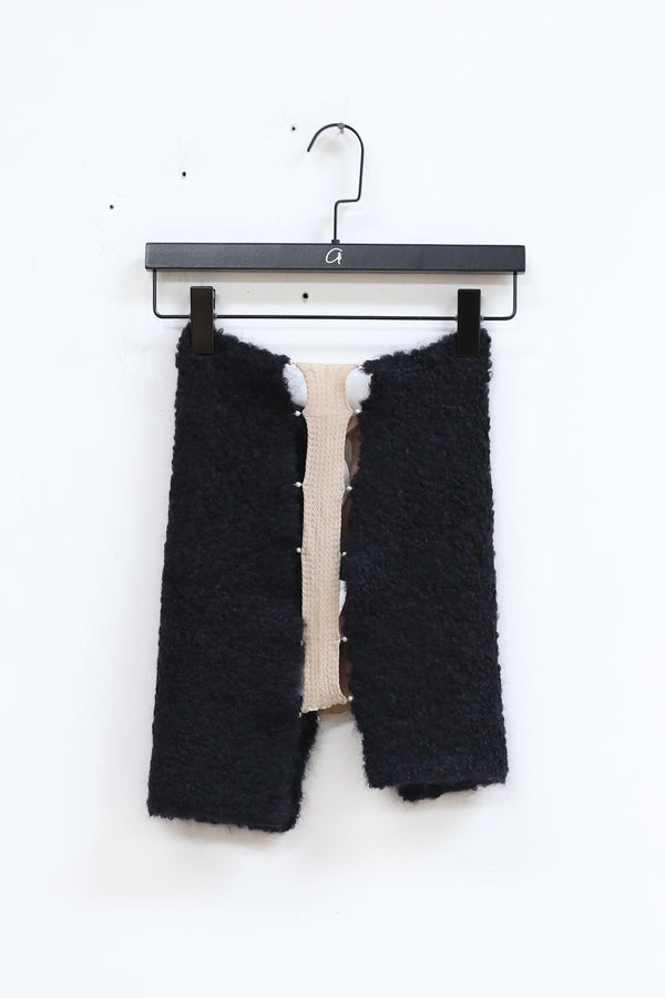 RUI Miniskirt RAW22KN08 Onyx&Ficelle Black&Camel Brown